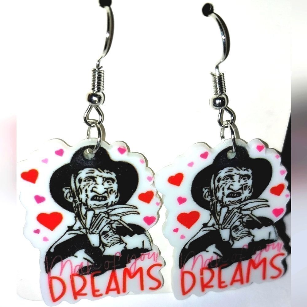 Hand Crafted Fun Halloween Dangle Earrings For Adults